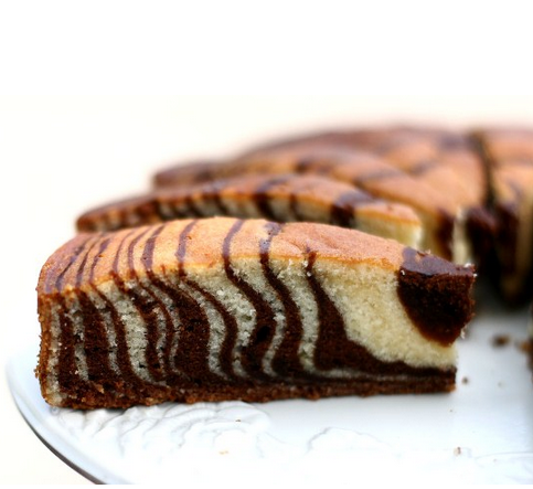 titanmom5ever:Zebra cake Ingredients: 4 large eggs — at room temperature 1 cup (8 oz / 250 g) granul