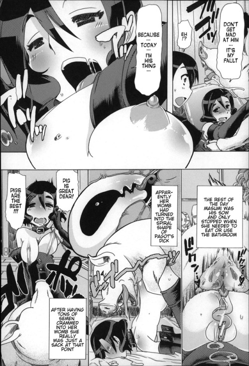 juukan-kemono: Artist: Chikiko Title: Bestiality - Pork Life (Cutlet) (3 of 3)