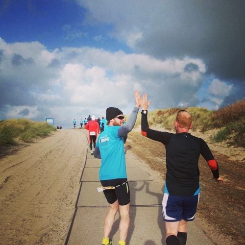 Highf five! #running #coffee #berenloop #marathon