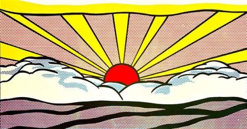 artist-lichtenstein:Sunrise, 1965, Roy LichtensteinMedium: magna,oil,canvaswww.wikiart.org/e