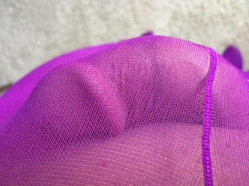 nylon–cock: My office attire today.  I have been gyrating in my office chair moving my sh