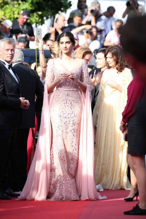 Sonam Kapoor attends the &ldquo;The Meyerowitz Stories&rdquo; screening during the 70th annual Canne