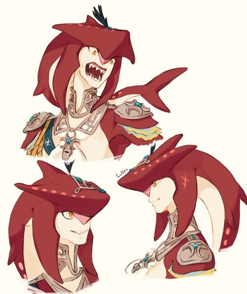 lulles:A compilation of Sidon and Mipha sketches I’ve posted on my twitter in the last few months.