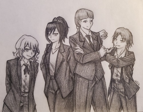 maeiso-trash: Group 1 gals in suits.  Ill die for this 