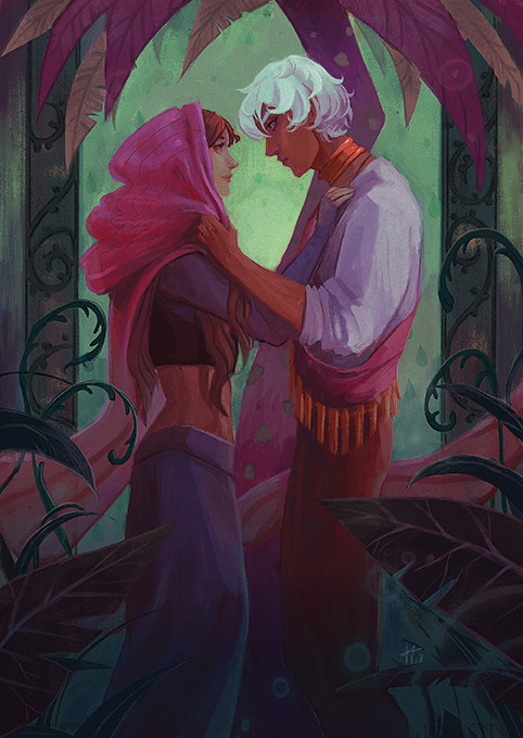 xarcabard:Finally posting the full piece for the chariot zine. This was included as a print in the m