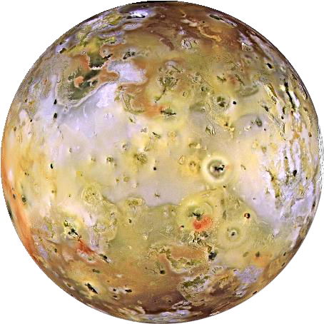 detailedart:Triton (Neptune I), Io, Europa.