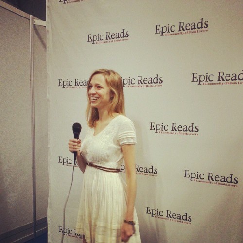 epicreads: Photos from our interview session at Book Expo America!We spot Sooz!