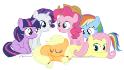 madame-fluttershy:  The Filly Six in ‘Hi,