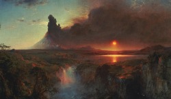 levieillard:  magictransistor:  Frederic Edwin Church, Cotopaxi, 1862.  Frederic Edwin Church (May 4, 1826 – April 7, 1900) was an American landscape painter born in Hartford, Connecticut. He was a central figure in the Hudson River School of