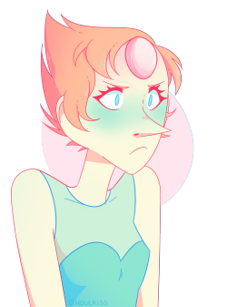 carinobellamia:  ghoulkiss:  its hella cute everytime pearl gets flustered  SO CUTE- I MEAN TRUE! 