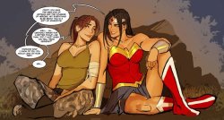 dduane: Via Gail Simone’s thread at Twitter. Art by Stjepan Sejic.   (wanders off fanning herself gently) 