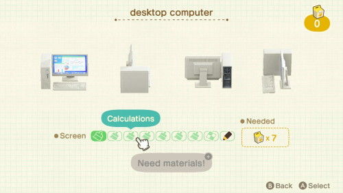 Item: desktop computer# of customizations: 8Customization names: desktop, search engine, calculation