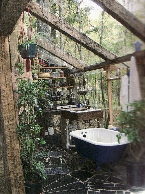 bohemianhomes:  Bohemian Homes: Dreaming of a Bath under the stars 