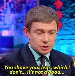 rominatrix:  Martin Freeman on the Jonathan Ross show talking about the preparations