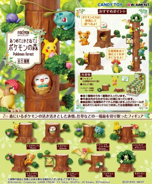 Re-ment’s  Pokémon Forest  Figurine Collection