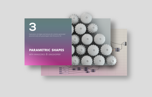 #parametric shapes on @Behance  Grasshopper is a graphical algorithm editor integrated with Rhi