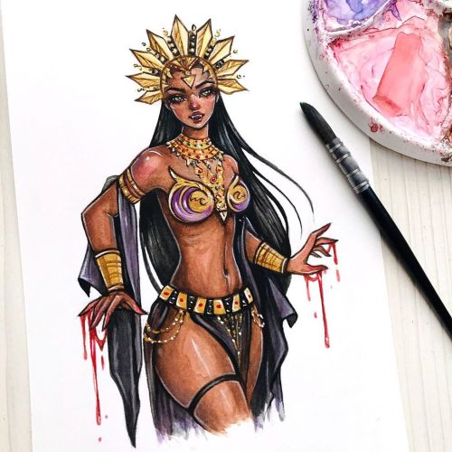 Akasha aka Queen of the Damned ‍♂️ Oh, I like this insatiable goddess Of course she is a villain and