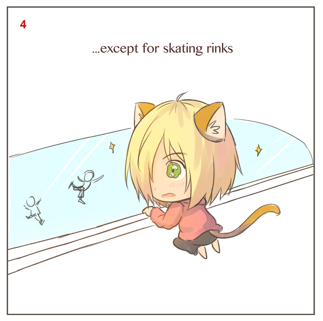 awen-ng:A little story about otabek’s thought on a grumpy cat ( yurio ) he picked