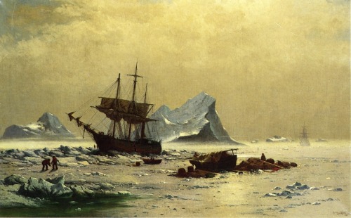 Among the Ice Floes, 1878, William Bradford