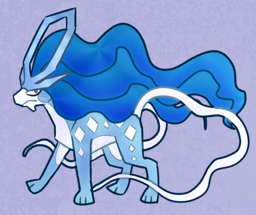 Oh Hai, I Haven't Posted Art Like Forever Here But, Please Enjoy This Shiny Suicune Drawing That I've