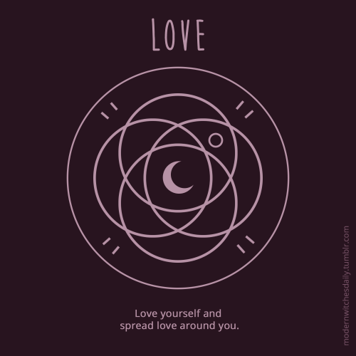 modernwitchesdaily: SIGIL ~ LOVEHere is a new sigil! A sigil for love! It’s a reminder to love yours