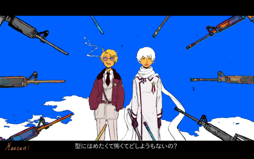 moonami: i redrawed a small fragment of the dizzy dizzy’s mv to be the characters of hetalia, russia