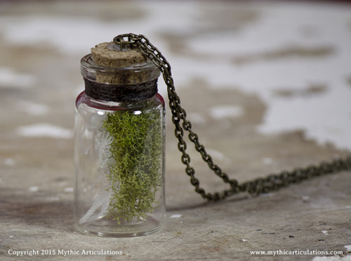 Two new items just listed in my Etsy shop. Tiny Mermaid in a bottle necklace.Tiny Faun in a bottle n