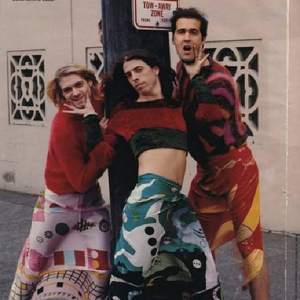 niki77parawhore:  #Nirvana #KurtCobain #KristNovoselic #DaveGrohl #Grunge &lt;3