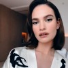 Porn elysianfleur:lily james. golden globes & photos