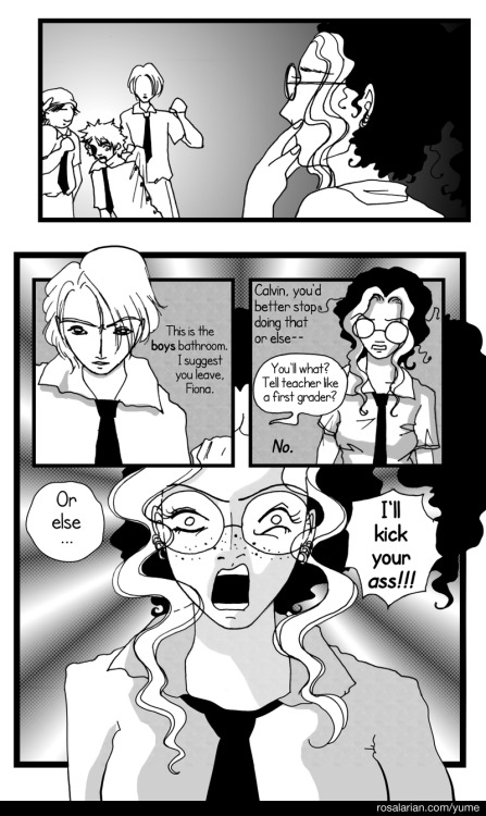 I’m imagining an AU where Fiona grows up to be a semi-pro MMA fighter.FIRST PAGE | BOOKS | EBO