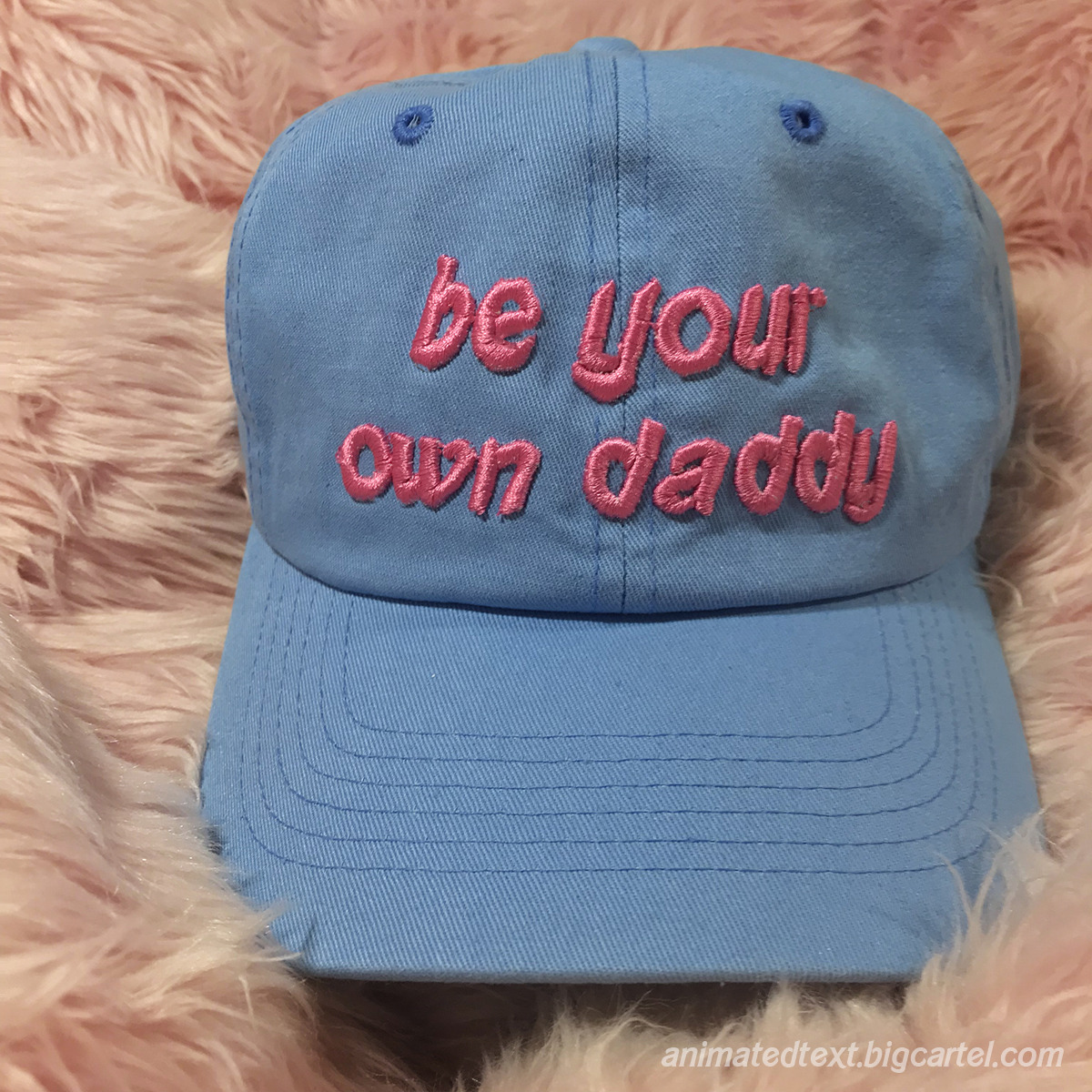 animatedtext:  https://animatedtext.bigcartel.com/product/be-your-own-daddy