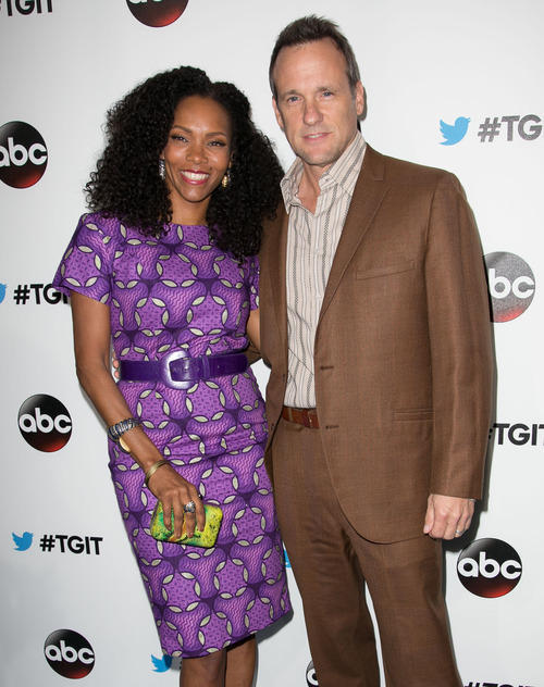 blackgirlwhiteboylove:  Tom Verica and his wife producer Kira Arne. Tom is co-executive