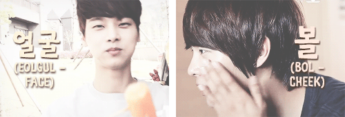 :  Learning the body parts in Korean with Cha Hakyeon | inspired by this 