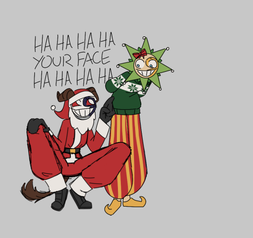 Goofy Xmas Stuff That Took WAYYY Longer Than It Had Any Right To. Anyway Don’t Look Too Long At This