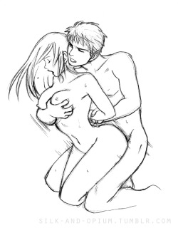 silk-and-opium:  I found an old sketch from 2012. Don’t think I’ve shared it yet so. :3