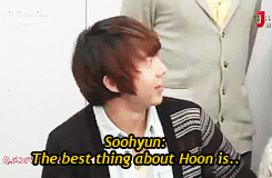 hoontokki:    ★ The Best Thing About: Hoon