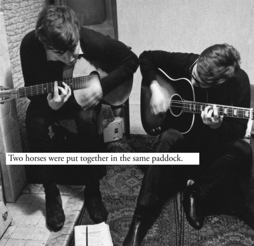 John And Paul // The Weight By Linda Gregg