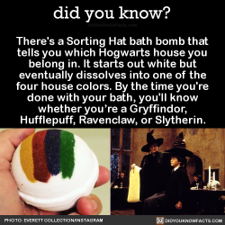 did-you-kno:  There’s a Sorting Hat bath