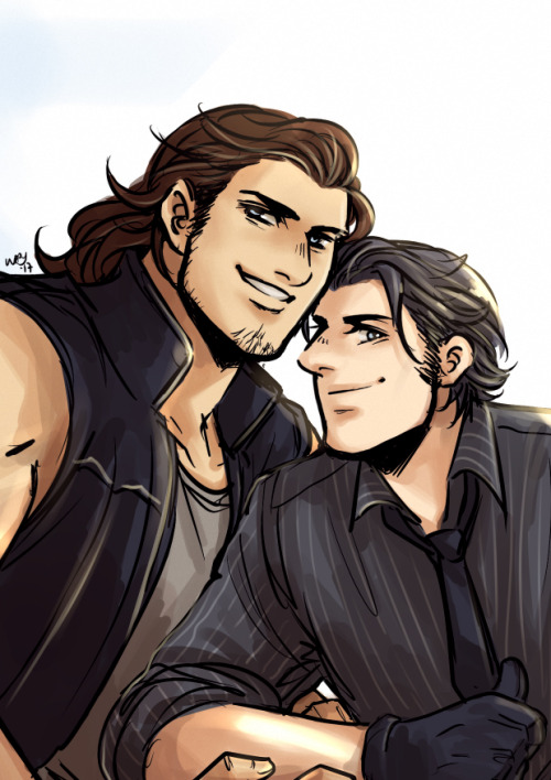 whipbogard:Now we know where that overtly touching between Gladio and Noct came from┐(￣ヘ￣)┌