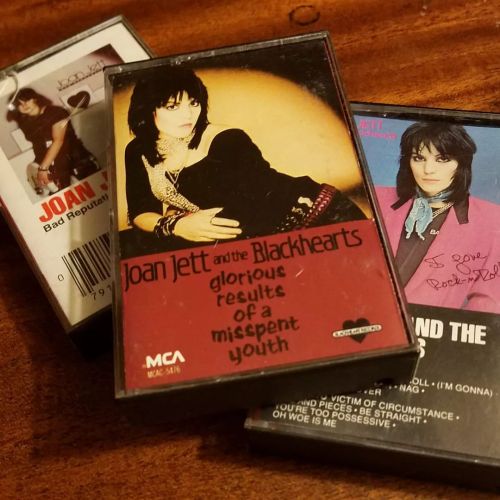 Found three #JoanJett #cassettes in my travels today https://www.instagram.com/p/CdmUwYzu9P5/?igshi