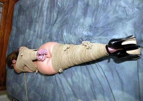 sensualhumiliation: Totally immobilized…