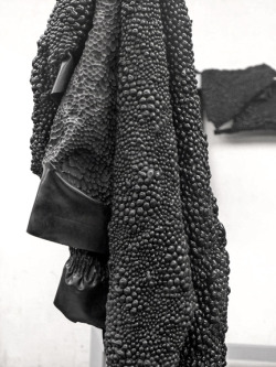 my-anonymousworld:  Fabric Manipulation - innovative textiles design with bubbly textures; fabric treatment // Bart Hess 