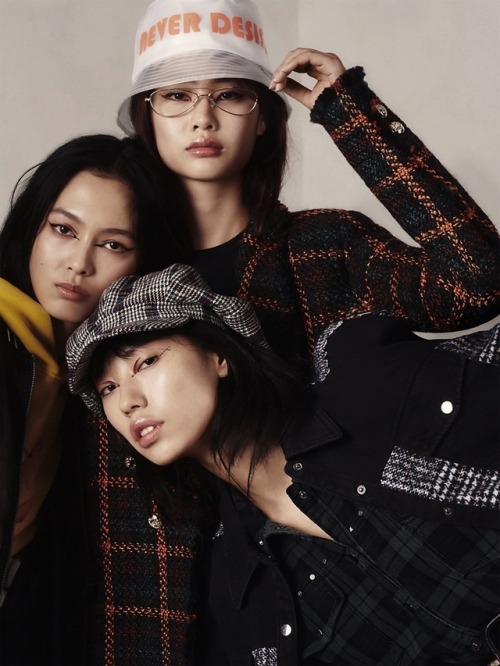 pocmodels: Heejung Park , Jiali Zhao & Hoyeon Jung by Christian MacDonald for ZARA Chinese New Y