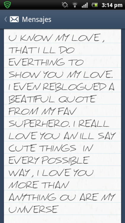 redlipsbrowneyes: I love my boyfriend.  Que ascooo