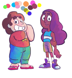 folderface:  More Color practice with Steven and Connie!   And a chance to dress them up in many different outfits. I really like these! I think I’m getting the hang of it now.