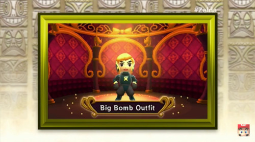 tinycartridge:  The Legend of Zelda: Tri Force Heroes ⊟ Co-op play with two other players to solve puzzles (with online support)! Collect items for outfits! Coming out for the 3DS this fall!BUY Majora's Mask 3D, Link Wind Waker Nendoroid