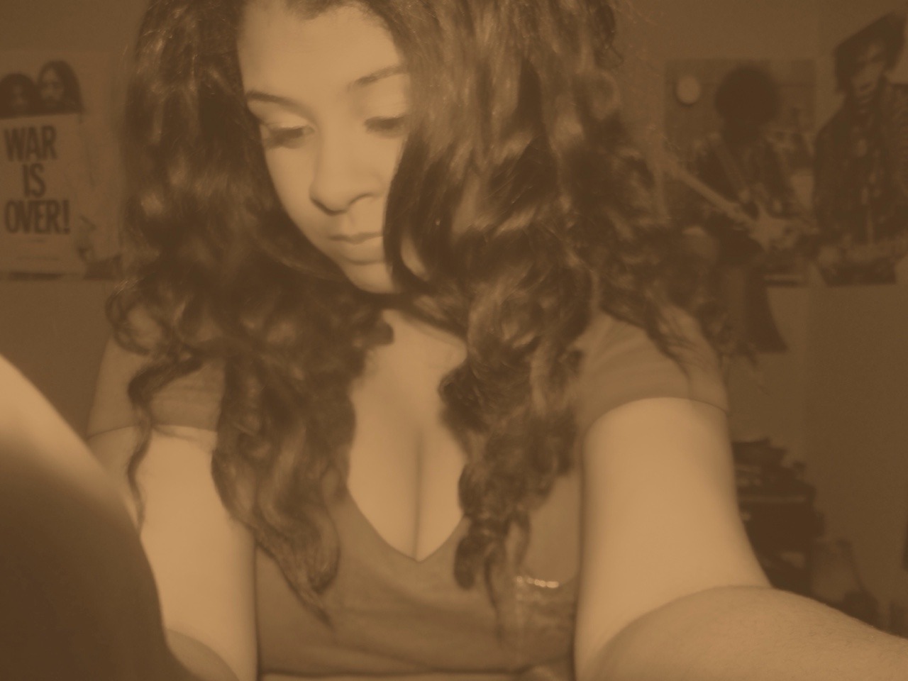 musiclovesweed:  My curls fell :( 