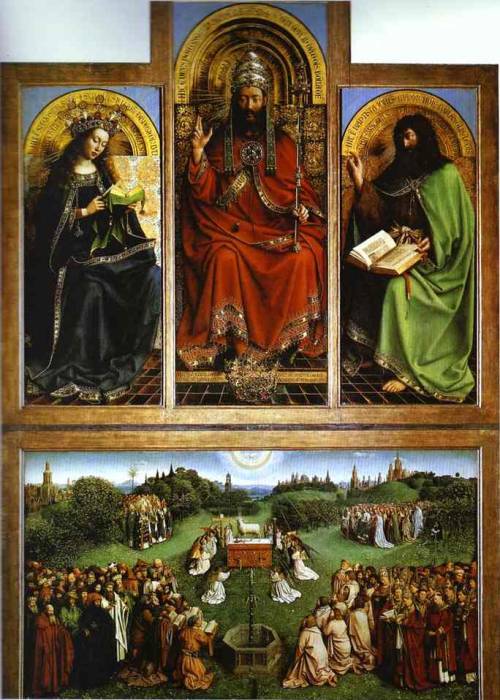 artist-vaneyck:  God the Father, 1432, Jan van EyckMedium: oil,panel