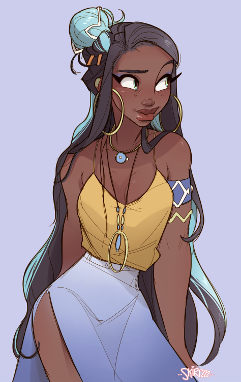 skirtzzz:Nessa on her day off