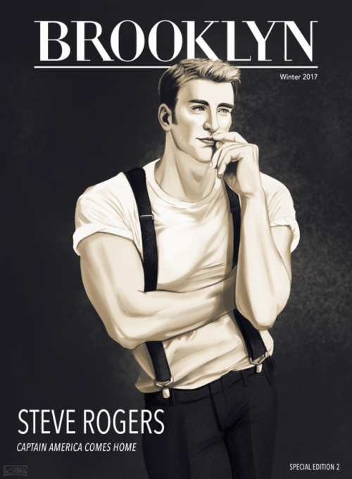 beardysteve: In this special issue of Brooklyn Magazine, we sit down with Steve Rogers, aka Captain 